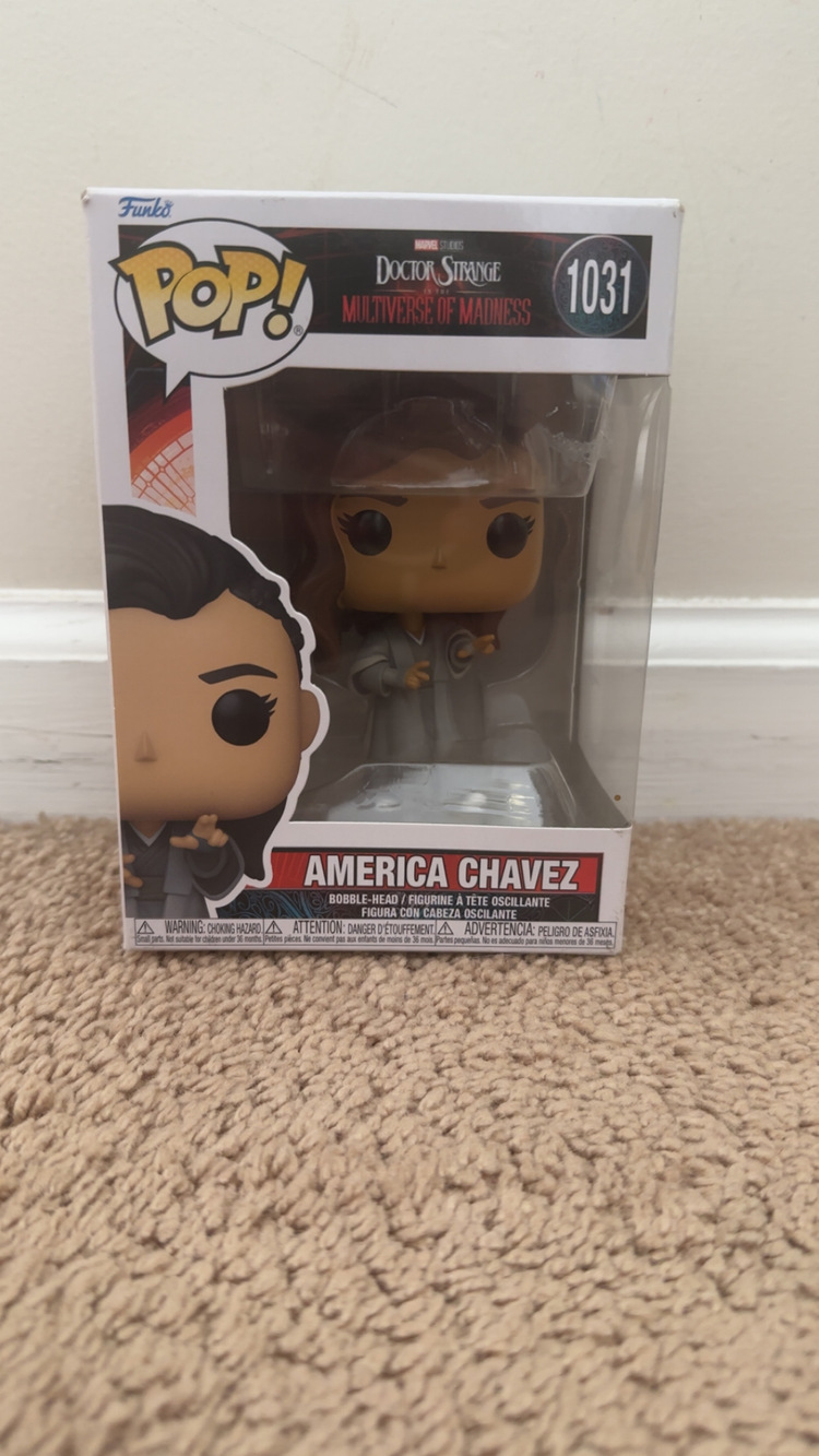Doctor Strange Multiverse of Madness America Chavez Funko Pop 1031 Bobblehead